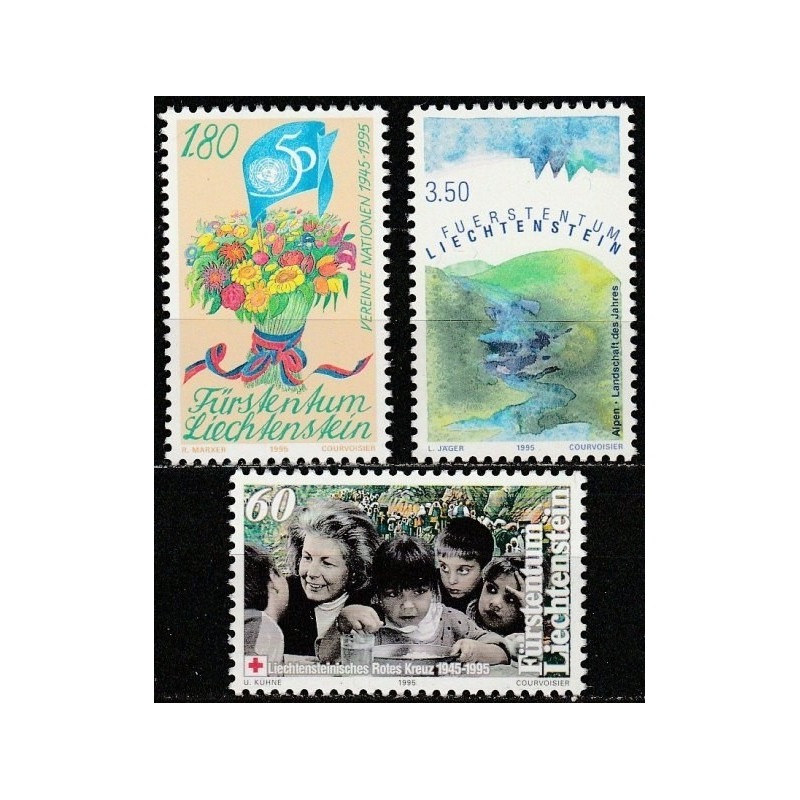 Liechtenstein stamps (1995) for sale. Events of the Year
