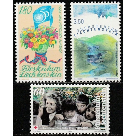 Liechtenstein stamps (1995) for sale. Events of the Year