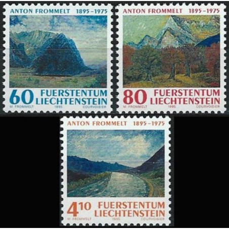Lichtenšteino pašto ženklai (1995). Paveikslai