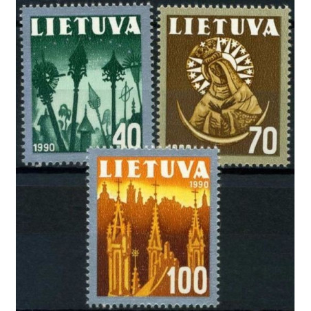 Lithuania stamps (1991) for sale. National symbols