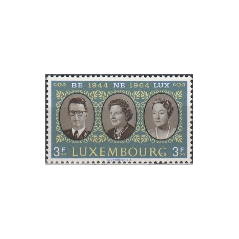 Luxembourg stamps (1964) for sale. Royals of Benelux