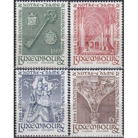 Luxembourg stamps (1966) for sale. Notre-Dame Cathedral
