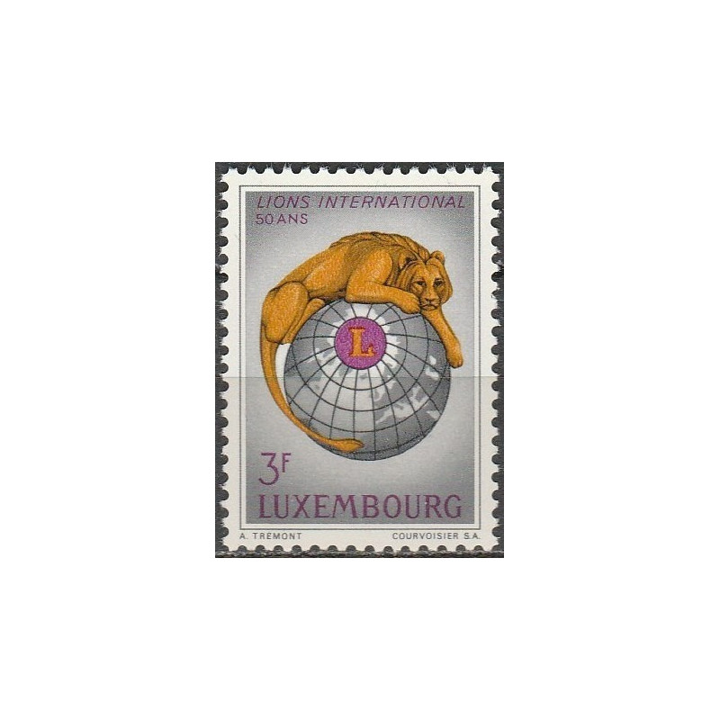 Liuksemburgo pašto ženklai (1967). LIONS klubų asociacija