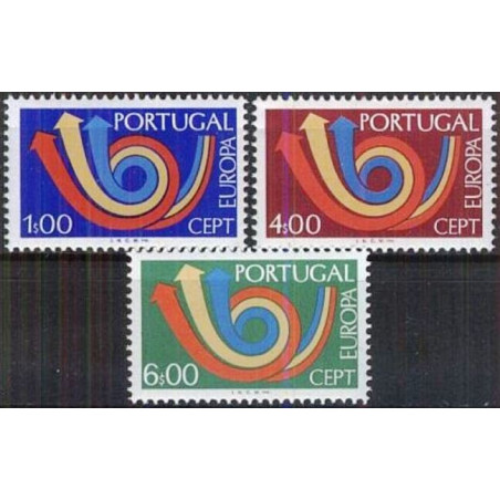 Portugalijos pašto ženklai (1973) - Fantastiškos Europa ženklų kainos‎
