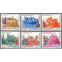 Liuksemburgo pašto ženklai (1970). Pilys