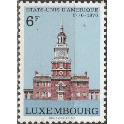 Liuksemburgo pašto ženklai (1976). JAV nepriklausomybė (architektūra)