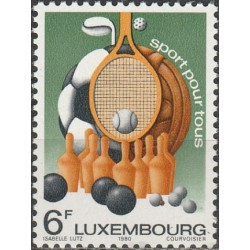 Liuksemburgo pašto ženklai (1980). Sportas