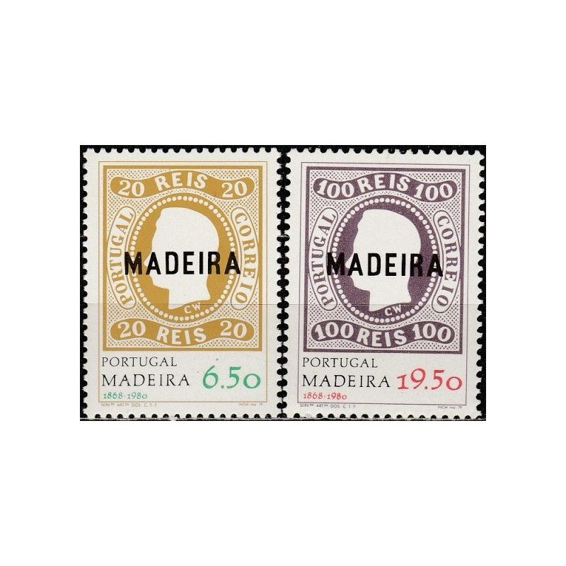 Madeiros pašto ženklai (1980). Pirmieji Madeiros ženklai