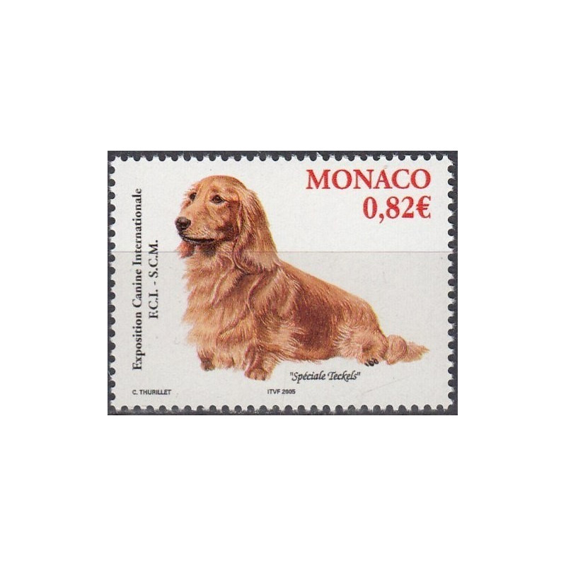 Monaco stamps (2005) for sale. Dogs