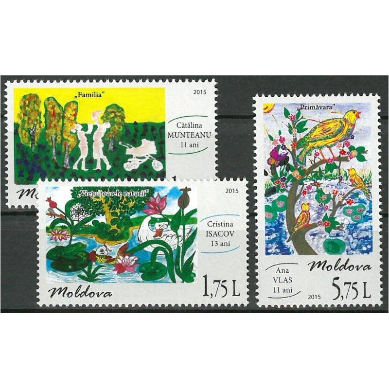Moldova stamps (2015) for sale. June 1 - International Childrens Day