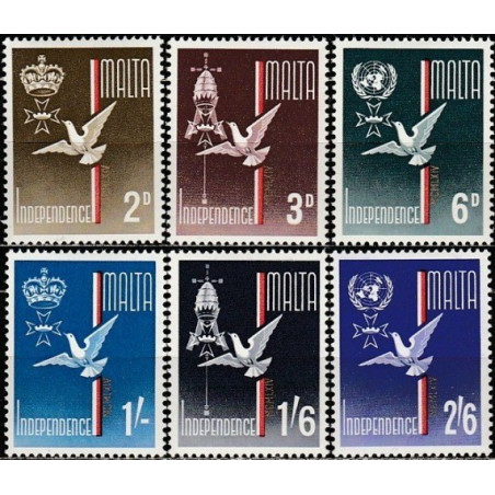 Maltos pašto ženklai (1964). Nacionalinė nepriklausomybė