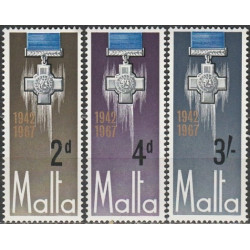 Maltos pašto ženklai (1967). Georgijaus kryžius