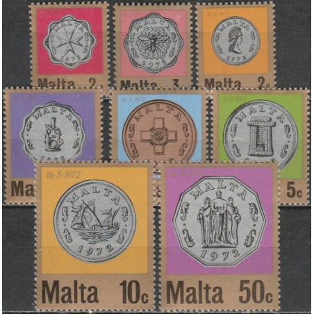 Malta stamps (1972) for sale. New currency