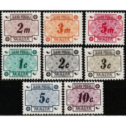 Maltos pašto ženklai (1973). Mokestiniai ženklai