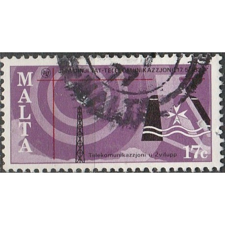 Malta stamps (1977) for sale. Communication technologies