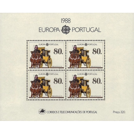 Portugalijos pašto ženklai (1988). Transportas ir ryšiai
