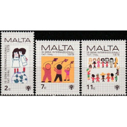 Maltos pašto ženklai (1979). Tarptautiniai vaiko metai