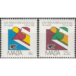 Maltos pašto ženklai (1981). Tarptautinė mugė