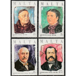 Maltos pašto ženklai (1986). Žymūs žmonės (filantropai)
