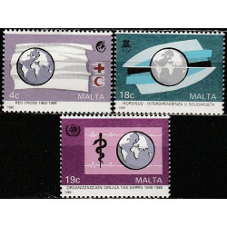 Maltos pašto ženklai (1988). Tarptautinės organizacijos