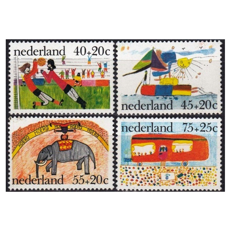 Nyderlandų pašto ženklai (1976). Vaikų piešiniai