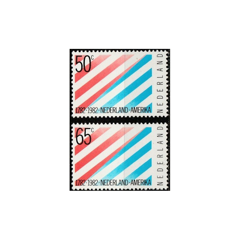 Nyderlandų pašto ženklai (1982). Diplomatiniai santykiai su JAV