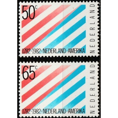 Nyderlandų pašto ženklai (1982). Diplomatiniai santykiai su JAV