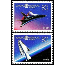 Azorų pašto ženklai (1991). Europos kosmoso tyrinėjimai
