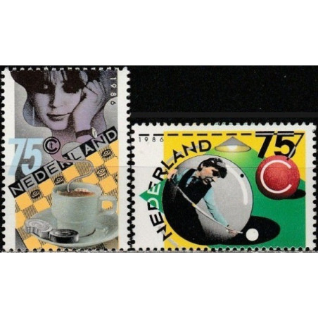 Nyderlandų pašto ženklai (1986). Sportas ir žaidimai
