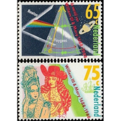 Nyderlandų pašto ženklai (1988). Šlovingoji Revoliucija Anglijoje