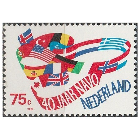 Netherlands 1989. North Atlantic Treaty (NATO) anniversary