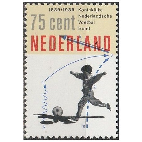 Nyderlandų pašto ženklai (1989). Futbolo lygai 100 metų
