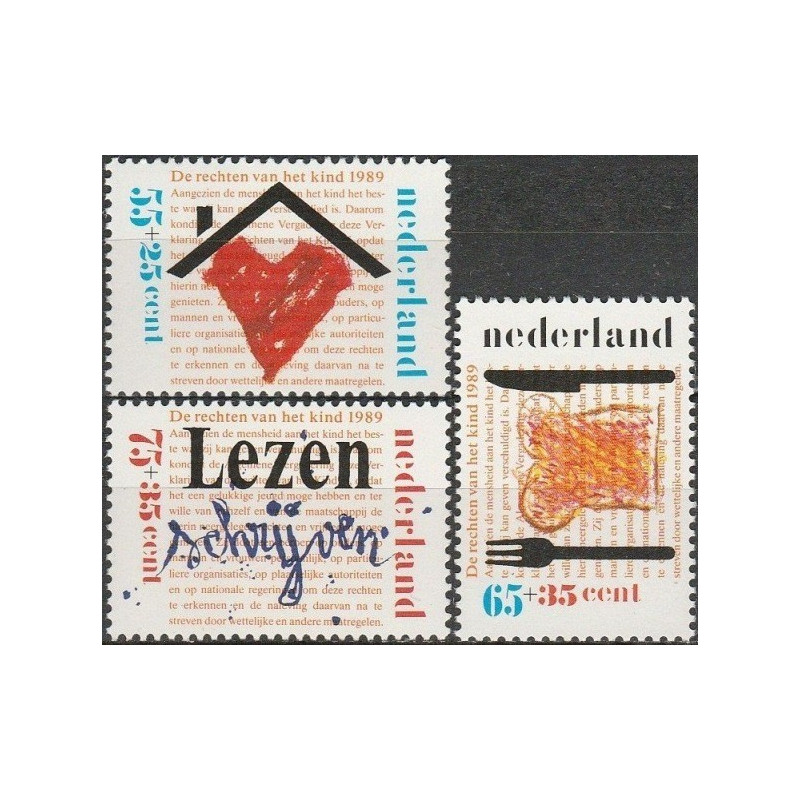 Nyderlandų pašto ženklai (1989). Vaikų teisės