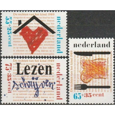 Nyderlandų pašto ženklai (1989). Vaikų teisės