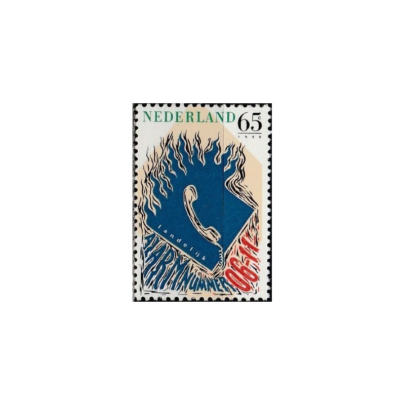 Nyderlandų pašto ženklai (1990). Vieningas pagalbos telefonas