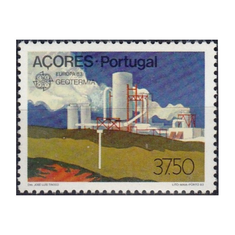 Azorų pašto ženklai (1983). Žmonijos išradimai: geoterminė energija