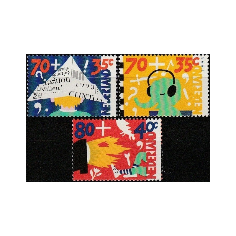 Nyderlandų pašto ženklai (1993). Vaikai ir medija (žiniasklaida)