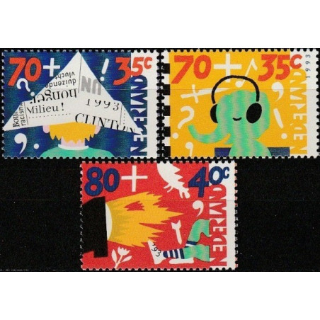 Nyderlandų pašto ženklai (1993). Vaikai ir medija (žiniasklaida)