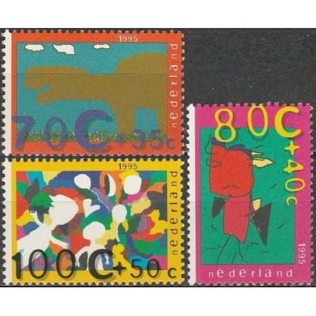 Nyderlandų pašto ženklai (1995). Vaikų kompiuteriniai piešiniai