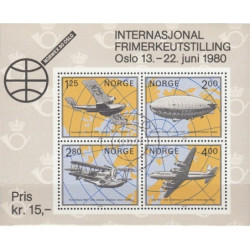 Norvegijos pašto ženklai (1979). Aviacijos istorija