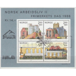 Norvegijos pašto ženklai (1986). Profesijos (popieriaus pramonė)