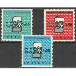 Portugalijos pašto ženklai (1969).  Tarptautinė Darbo organizacija (ILO)