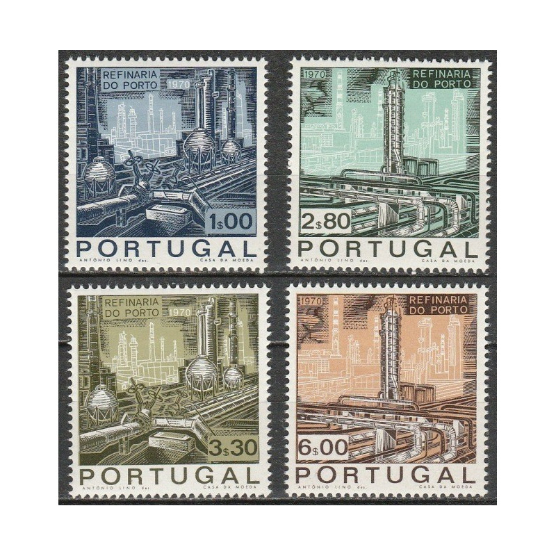 Portugal stamps (1970) for sale. Petroleum industry