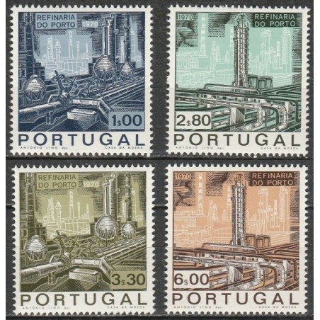 Portugal stamps (1970) for sale. Petroleum industry