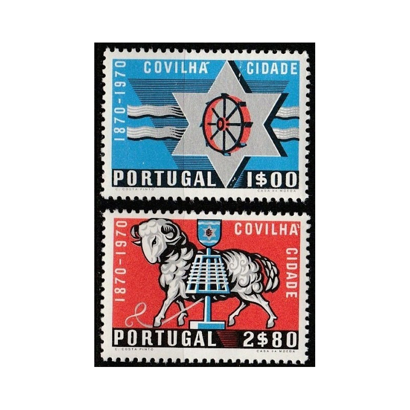 Portugalijos pašto ženklai (1970). Miestų istorija