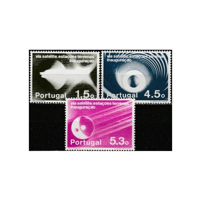 Portugal stamps (1974) for sale. Telecommunications (satellites)