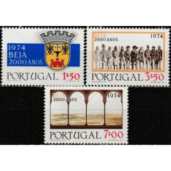 Portugalijos pašto ženklai (1974). Miestų istorija (Beža)