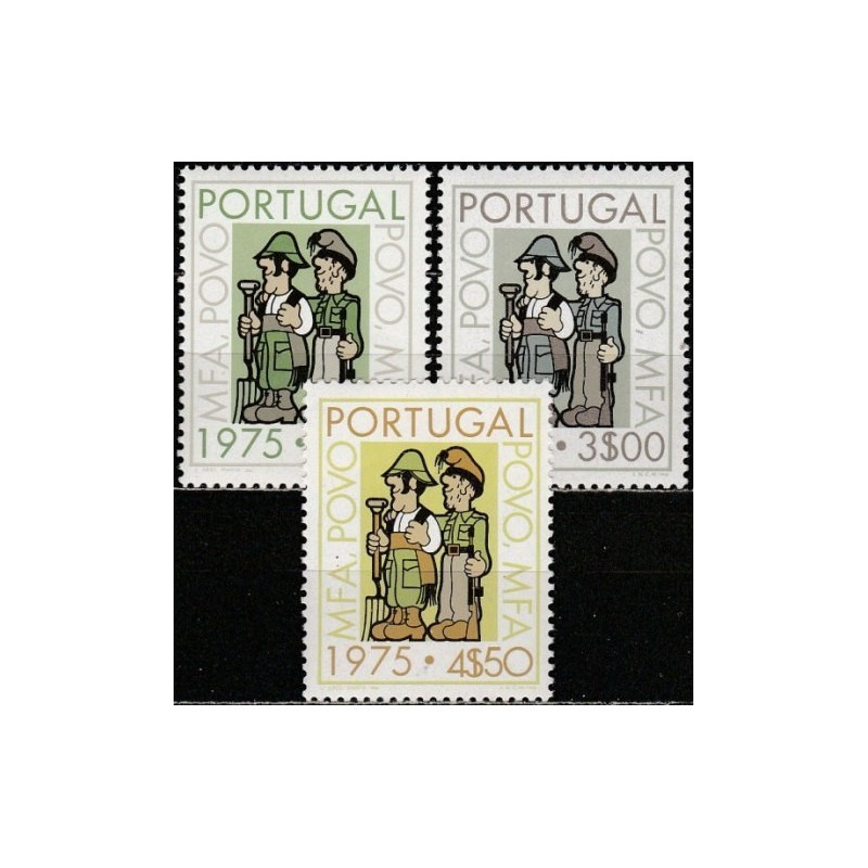 Portugalijos pašto ženklai (1975). Pasipriešinimo judėjimas