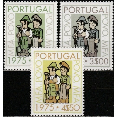 Portugalijos pašto ženklai (1975). Pasipriešinimo judėjimas