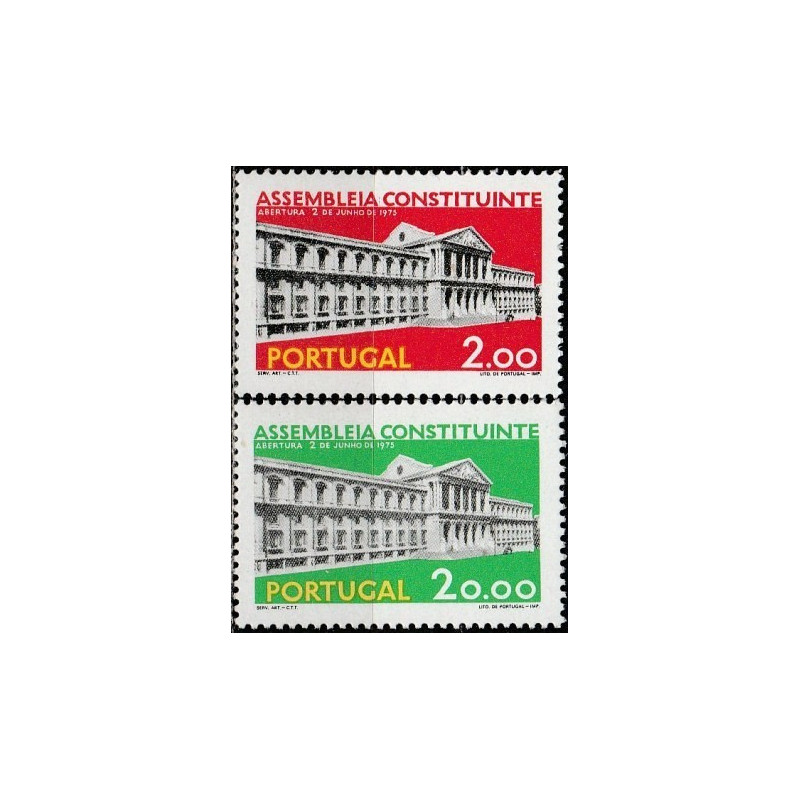 Portugalijos pašto ženklai (1975). Steigiamasis parlamentas (asamblėja)
